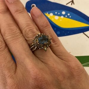 Barbara Bixby Blue Topaz Ring